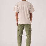 PREMIUM ESSENTIAL STRETCH T - SHIRT - STONE - JMOJO - Men's T-Shirt