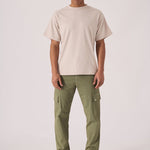 PREMIUM ESSENTIAL STRETCH T - SHIRT - STONE - JMOJO - Men's T-Shirt