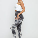 PRINTED TIE DYE LEGGINGS - JMOJO - Women's Athleisure Printed Leggings
