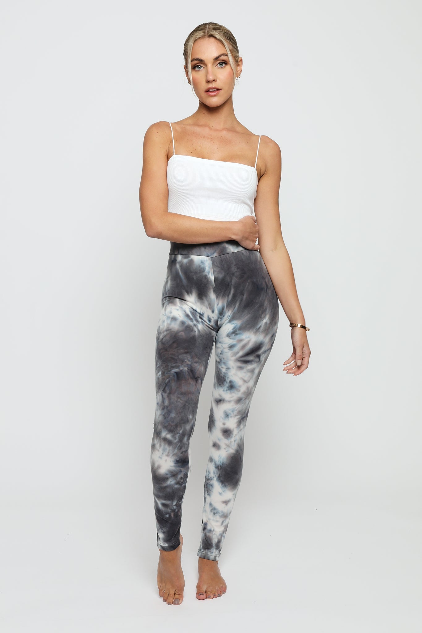 PRINTED TIE DYE LEGGINGS - JMOJO - Women's Athleisure Printed Leggings