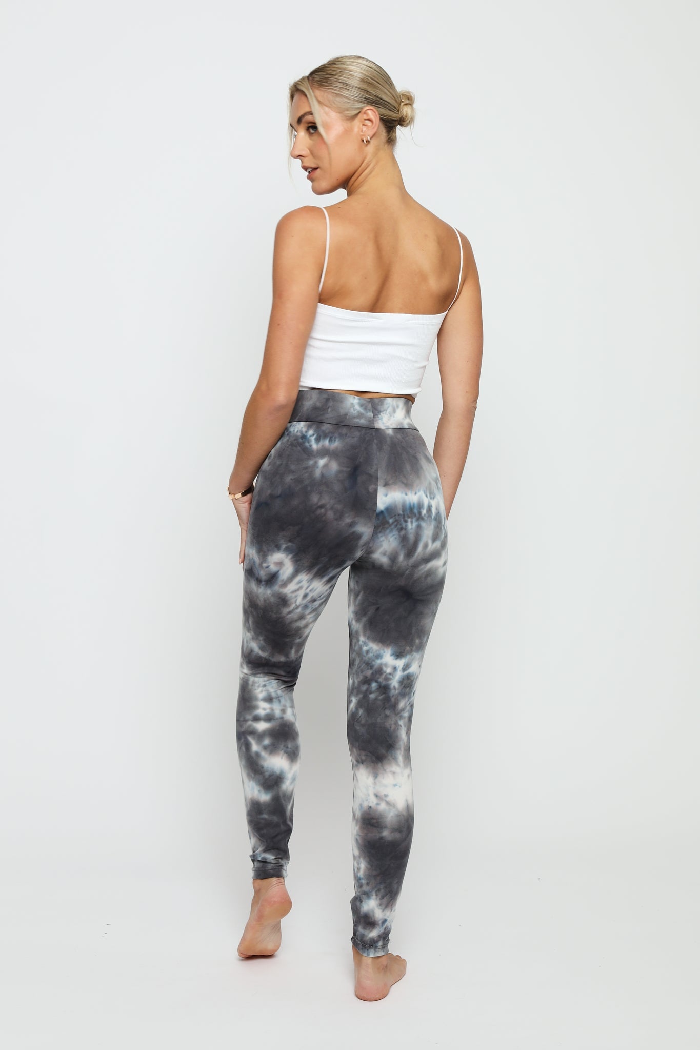 PRINTED TIE DYE LEGGINGS - JMOJO - Women's Athleisure Printed Leggings