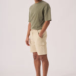 REGULAR CARGO SHORTS - BEIGE - JMOJO - Men's Cargo Denim Shorts