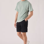 REGULAR CARGO SHORTS - BLACK WASH - JMOJO - Men's Cargo Denim Shorts