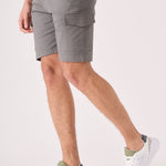 REGULAR CARGO SHORTS - GREY - JMOJO - Men's Cargo Denim Shorts