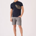 REGULAR CARGO SHORTS - GREY - JMOJO - Men's Cargo Denim Shorts