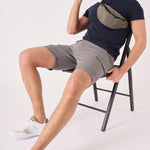 REGULAR CARGO SHORTS - GREY - JMOJO - Men's Cargo Denim Shorts