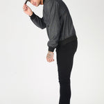 REGULAR FIT BOMBER JACKET - GREY - JMOJO - Men's Bomber Jackets