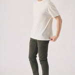 RYDELL Slim Fit Stretch Chino Pants - Dark Olive - JMOJO - Men's Chino Trousers