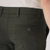 RYDELL Slim Fit Stretch Chino Pants - Dark Olive - JMOJO - Men's Chino Trousers