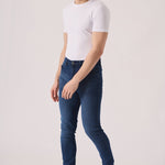 SKINNY FIT JEANS - DARK BLUE - JMOJO - Men's Skinny Jeans