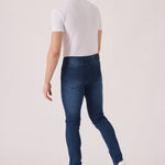SKINNY FIT JEANS - DARK BLUE - JMOJO - Men's Skinny Jeans
