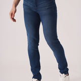 SKINNY FIT JEANS - DARK BLUE - JMOJO - Men's Skinny Jeans