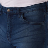 SKINNY FIT JEANS - DARK BLUE - JMOJO - Men's Skinny Jeans