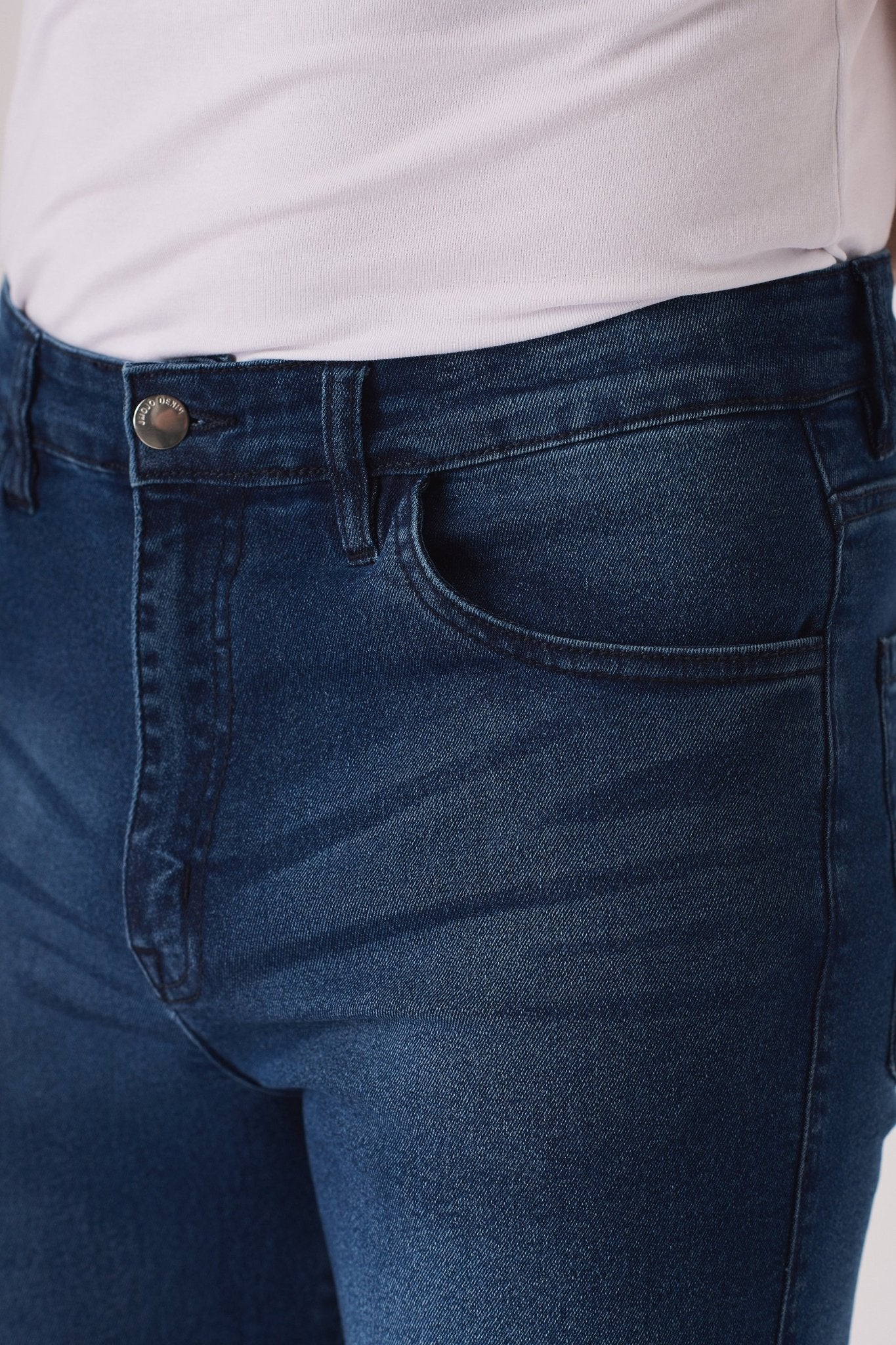 SKINNY FIT JEANS - DARK BLUE - JMOJO - Men's Skinny Jeans