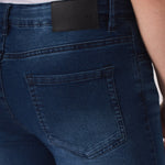SKINNY FIT JEANS - DARK BLUE - JMOJO - Men's Skinny Jeans