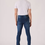 SKINNY FIT JEANS - DARK BLUE - JMOJO - Men's Skinny Jeans