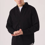 SLIM FIT DENIM SHIRT - BLACK - JMOJO - Men's Denim Shirts