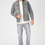 SLIM FIT DENIM SHIRT - GREY WASH - JMOJO - Men's Denim Shirts