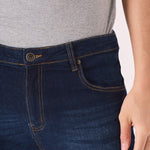 SLIM FIT DENIM SHORTS - INDIGO BLUE - JMOJO - Men's Denim Shorts