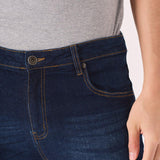 SLIM FIT DENIM SHORTS - INDIGO BLUE - JMOJO - Men's Denim Shorts