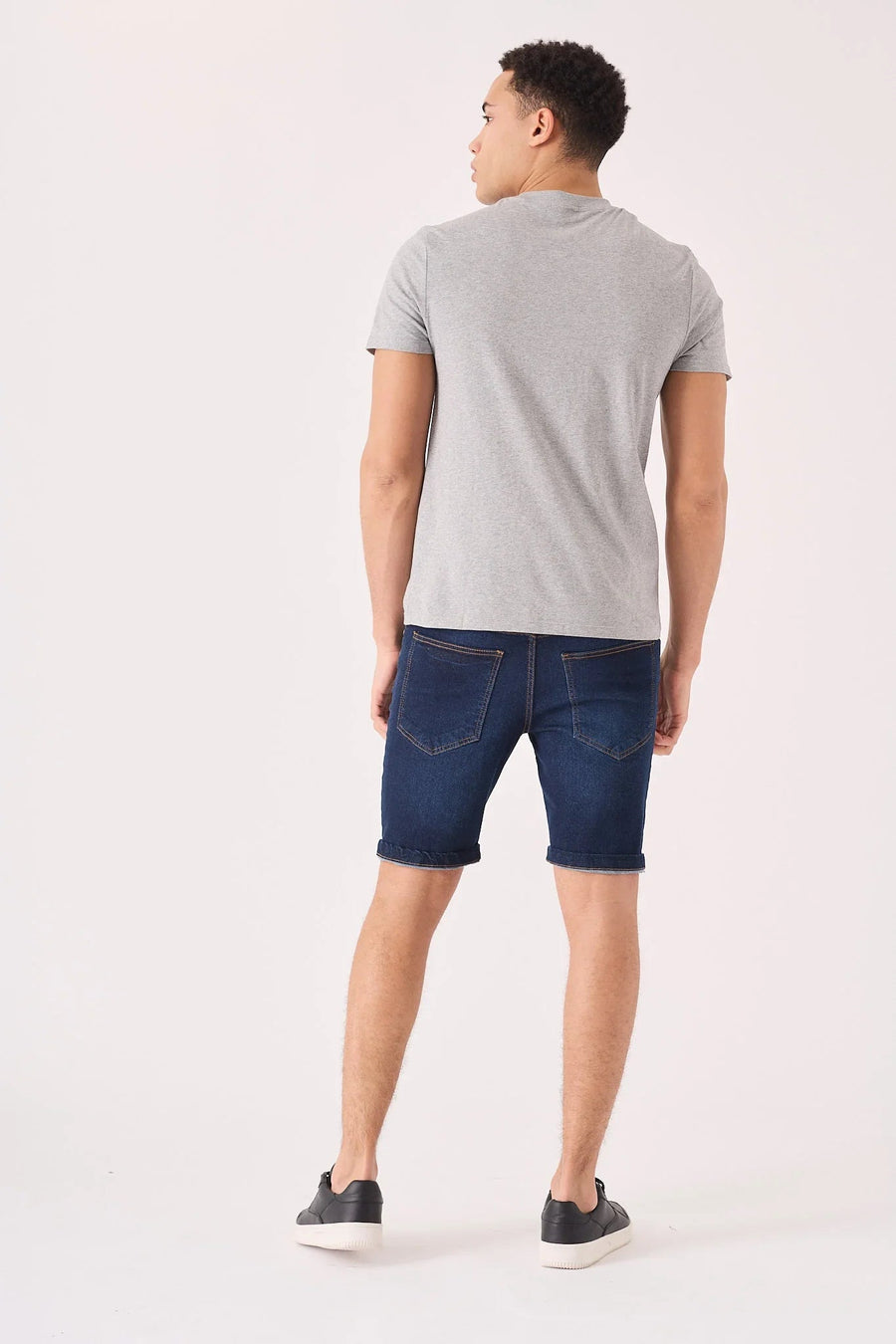 SLIM FIT DENIM SHORTS - INDIGO BLUE - JMOJO - Men's Denim Shorts