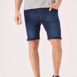 SLIM FIT DENIM SHORTS - INDIGO BLUE - JMOJO - Men's Denim Shorts