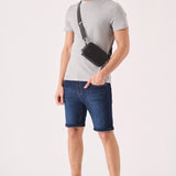 SLIM FIT DENIM SHORTS - INDIGO BLUE - JMOJO - Men's Denim Shorts