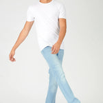 SLIM FIT JEANS - LIGHT BLUE - JMOJO - Men's Skinny Jeans