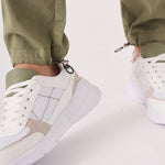 SLIM STRETCH CARGO TROUSERS - OLIVE GREEN - JMOJO - Men's Cargo Trouser