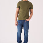 STRAIGHT LEG JEANS - MID BLUE - JMOJO - Men's Straight Leg Jeans