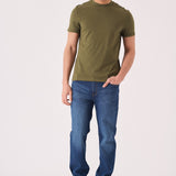 STRAIGHT LEG JEANS - MID BLUE - JMOJO - Men's Straight Leg Jeans