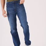 STRAIGHT LEG JEANS - MID BLUE - JMOJO - Men's Straight Leg Jeans