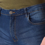 STRAIGHT LEG JEANS - MID BLUE - JMOJO - Men's Straight Leg Jeans