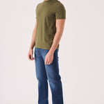 STRAIGHT LEG JEANS - MID BLUE - JMOJO - Men's Straight Leg Jeans