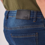 STRAIGHT LEG JEANS - MID BLUE - JMOJO - Men's Straight Leg Jeans