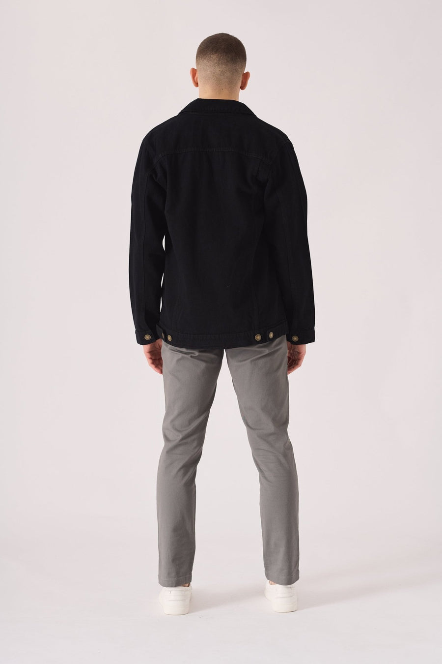 WESTERN DENIM JACKET - BLACK - JMOJO - Men's Denim Jackets