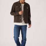 WESTERN DENIM JACKET - BROWN - JMOJO - Men's Denim Jackets