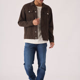 WESTERN DENIM JACKET - BROWN - JMOJO - Men's Denim Jackets