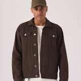 WESTERN DENIM JACKET - BROWN - JMOJO - Men's Denim Jackets
