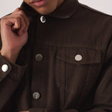 WESTERN DENIM JACKET - BROWN - JMOJO - Men's Denim Jackets