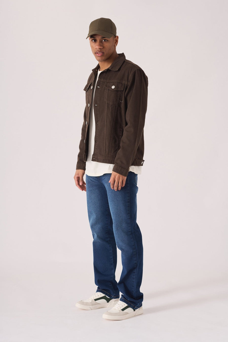 WESTERN DENIM JACKET - BROWN - JMOJO - Men's Denim Jackets