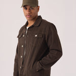 WESTERN DENIM JACKET - BROWN - JMOJO - Men's Denim Jackets
