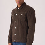 WESTERN DENIM JACKET - BROWN - JMOJO - Men's Denim Jackets