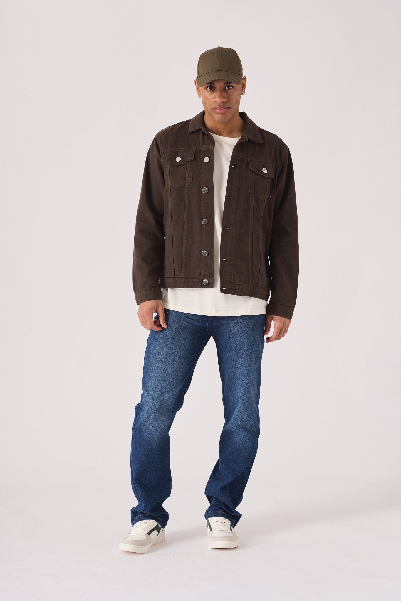 WESTERN DENIM JACKET - BROWN - JMOJO - Men's Denim Jackets