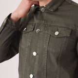 WESTERN DENIM JACKET - GREEN - JMOJO - Men's Denim Jackets