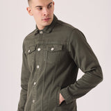 WESTERN DENIM JACKET - GREEN - JMOJO - Men's Denim Jackets