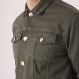 WESTERN DENIM JACKET - GREEN - JMOJO - Men's Denim Jackets