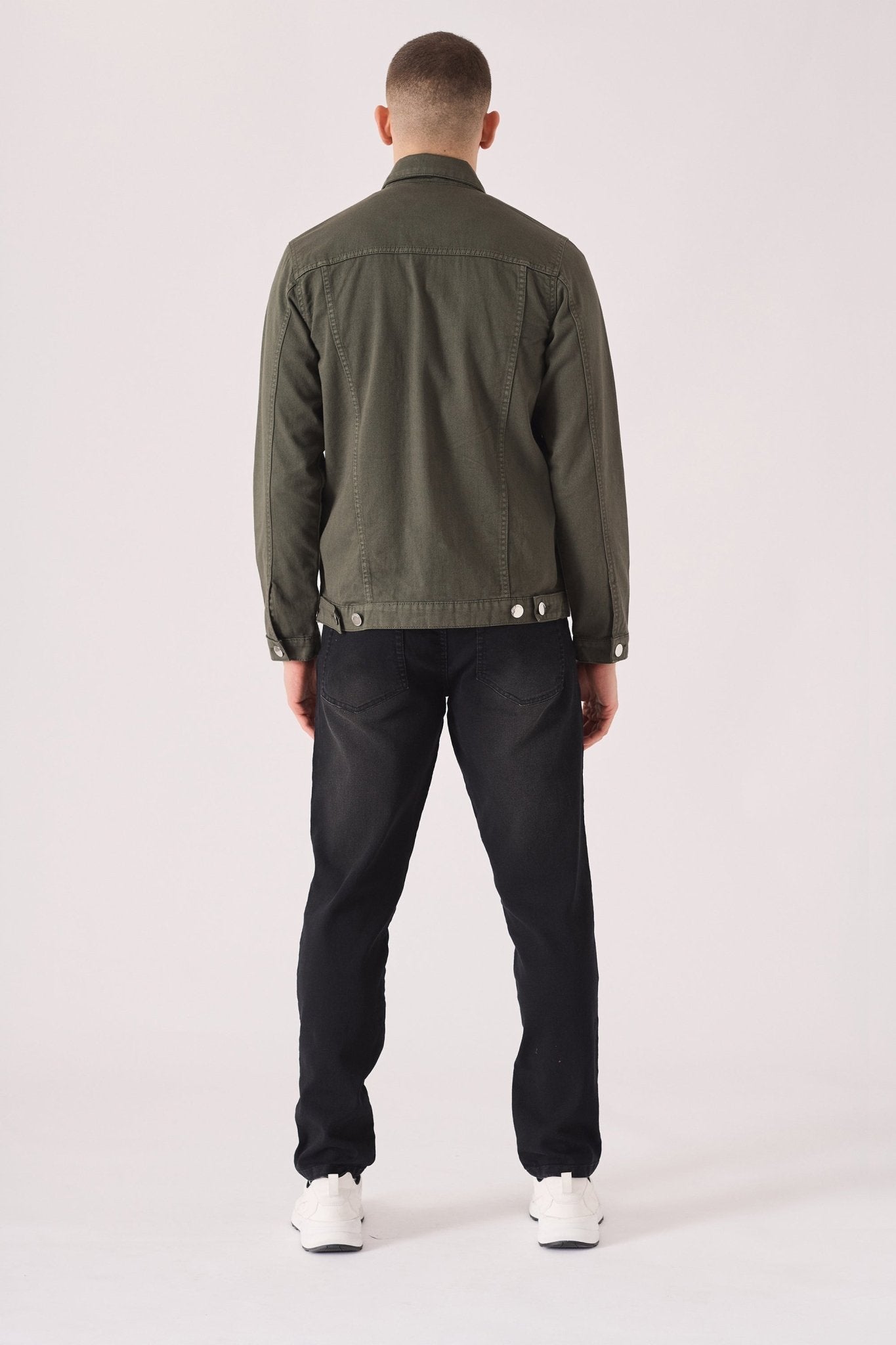 WESTERN DENIM JACKET - GREEN - JMOJO - Men's Denim Jackets