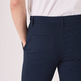 WESTON Stretch Slim Fit Chino Shorts - Dark Navy Blue - JMOJO - Men's Chino Shorts