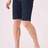 WESTON Stretch Slim Fit Chino Shorts - Dark Navy Blue - JMOJO - Men's Chino Shorts
